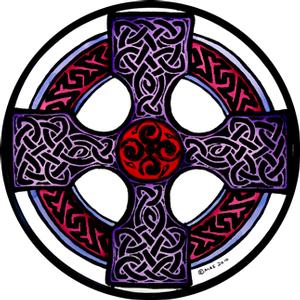 Celtic Cross Mauve