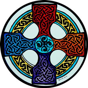 Celtic Cross Multicoloured