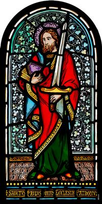 Jarrow Window St Paul (St Paul's Church, Jarrow) Stained Glass Window Cling from ...