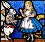 Alice with the White Rabbit