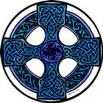 Celtic Cross Blue