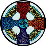 Celtic Cross Multicoloured