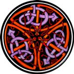 Celtic Dragons Mauve