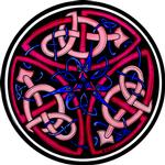 Celtic Dragons Pink