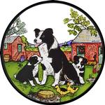 Collie Dogs with Pups