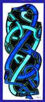 Viking Blue Snake Panel